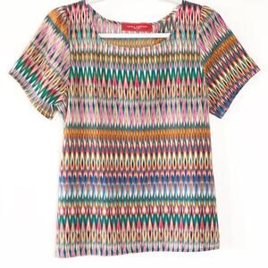 Akira Chicago Red label Medium Top Blouse Short Sleeve Colorful